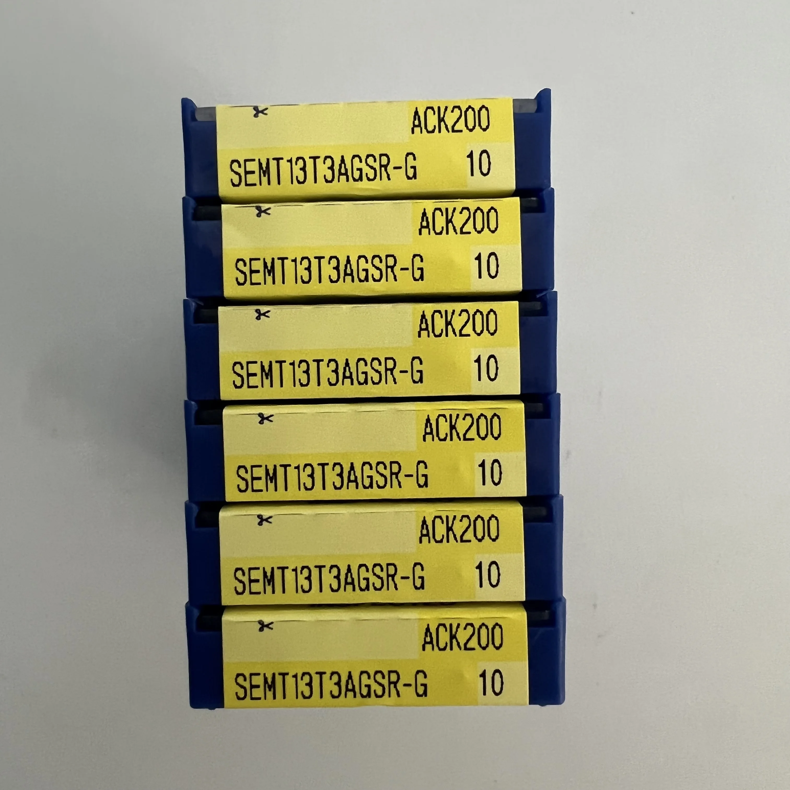 10PCS SEMT13T3AGSR-G ACK200 CNC Hartmetall Fräsen werkzeug Drehen werkzeug