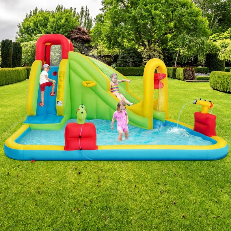 

Outdoor Inflatable Water Bounce House with 480W Blower