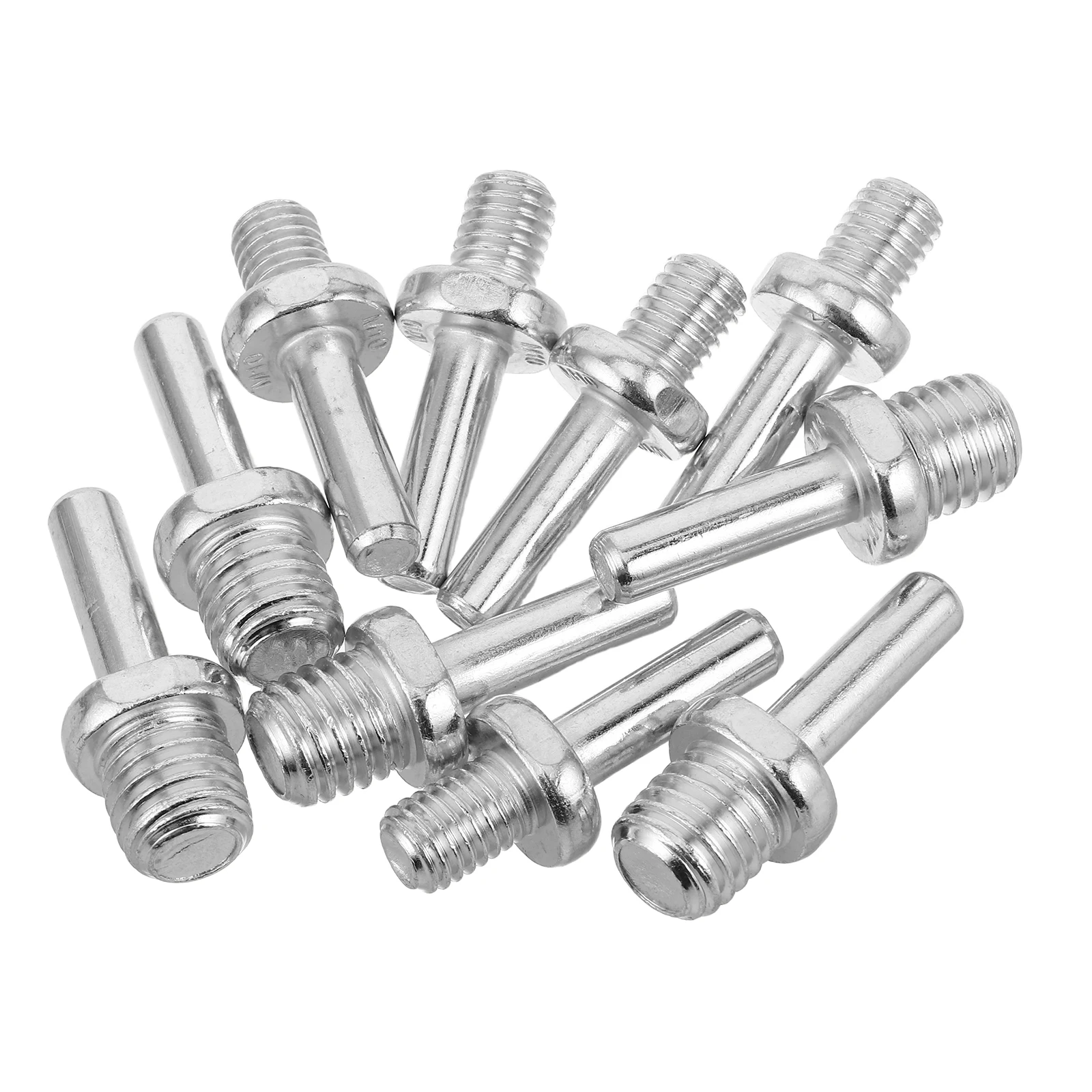 

10 Pcs Angle Grinder Connecting Rod Silver Electric Drill Sanding Polishing Pads Attachment Durable Material Secure Connection