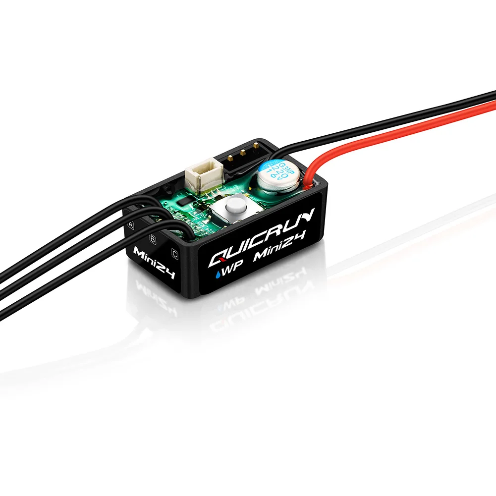Hobbywing QuicRun WP Mini24 25A 2-3S Sensorless Brushless ESC For 1/24 1/18 1/16 Racing Crawlers Drift Car