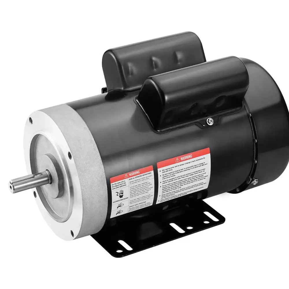 2HP Electric Motor 1725 RPM AC 115V/230V 56C Frame Air Compressor Motor Single Phase 5/8