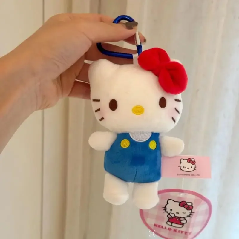 Hello Kitty Plush Keychain Cute Cartoon Bag Charm Car Key Ring Animal Doll Gift for Girls Kids Purse Backpack Car Keys Gift