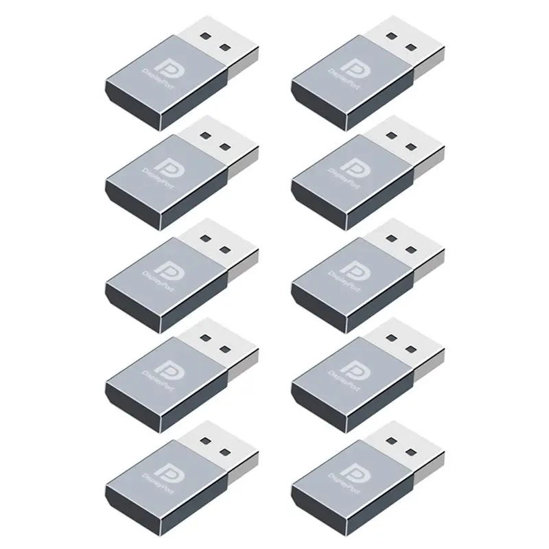 20Pcs 4K Displayport Dummy Plug DP Virtual Display Adapter EDID Headless Ghost Emulator Graphics Video Card Cheater