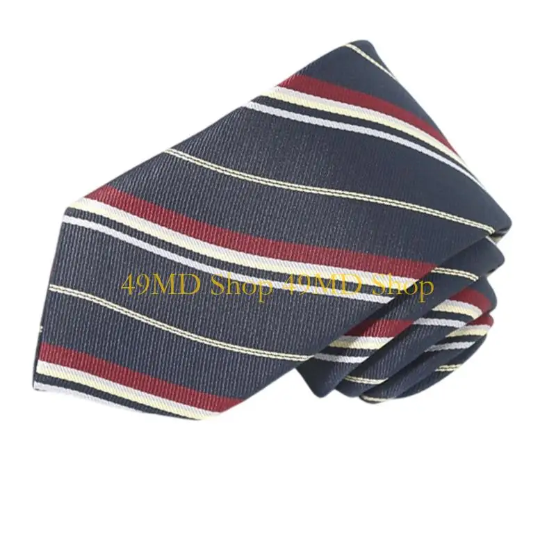 49MD Elegant Diagonally Necktie Polyester Fabric Long Service Durability Suitable For Formal Attired