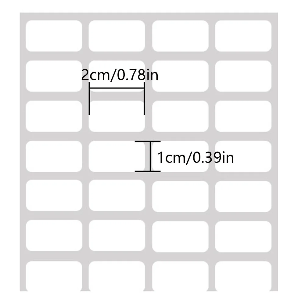 Popular Square Circle Classification Tags Stickers Diamond Drawing Tools Diamond Differentiation Storage Box Stickers