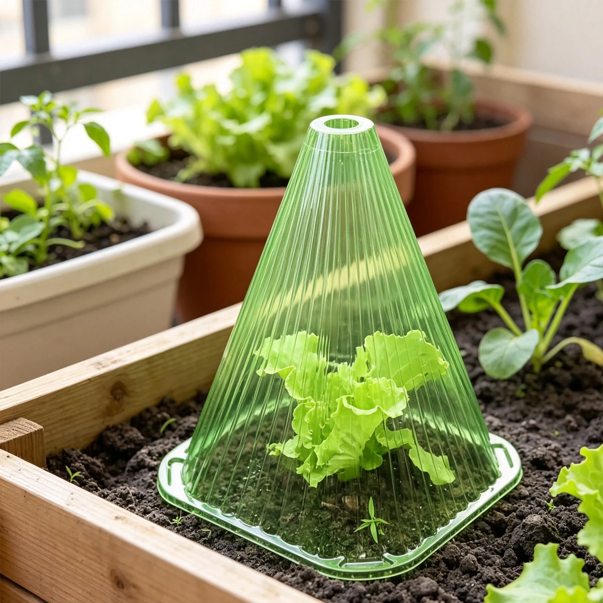 Plastic Snail Barrier Plant Seedling Protective Cover Greenhouse Grow Accessories Gardening Garden Fight Snails Green House Mini