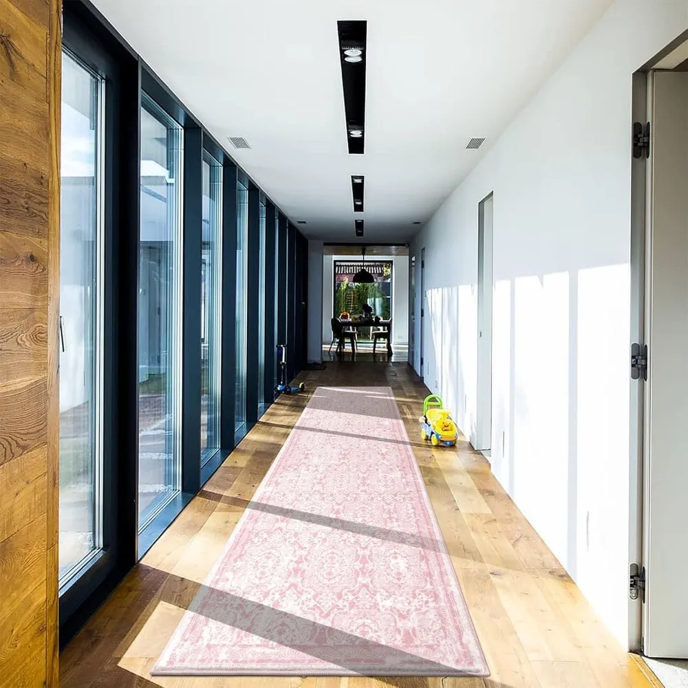 

Vaukki Hallway Runner Rug, Vintage Shaggy Soft Laundry Rug Runner, Non Slip Entryway Mat, Washable Farmhouse Kitchen Area Carpet