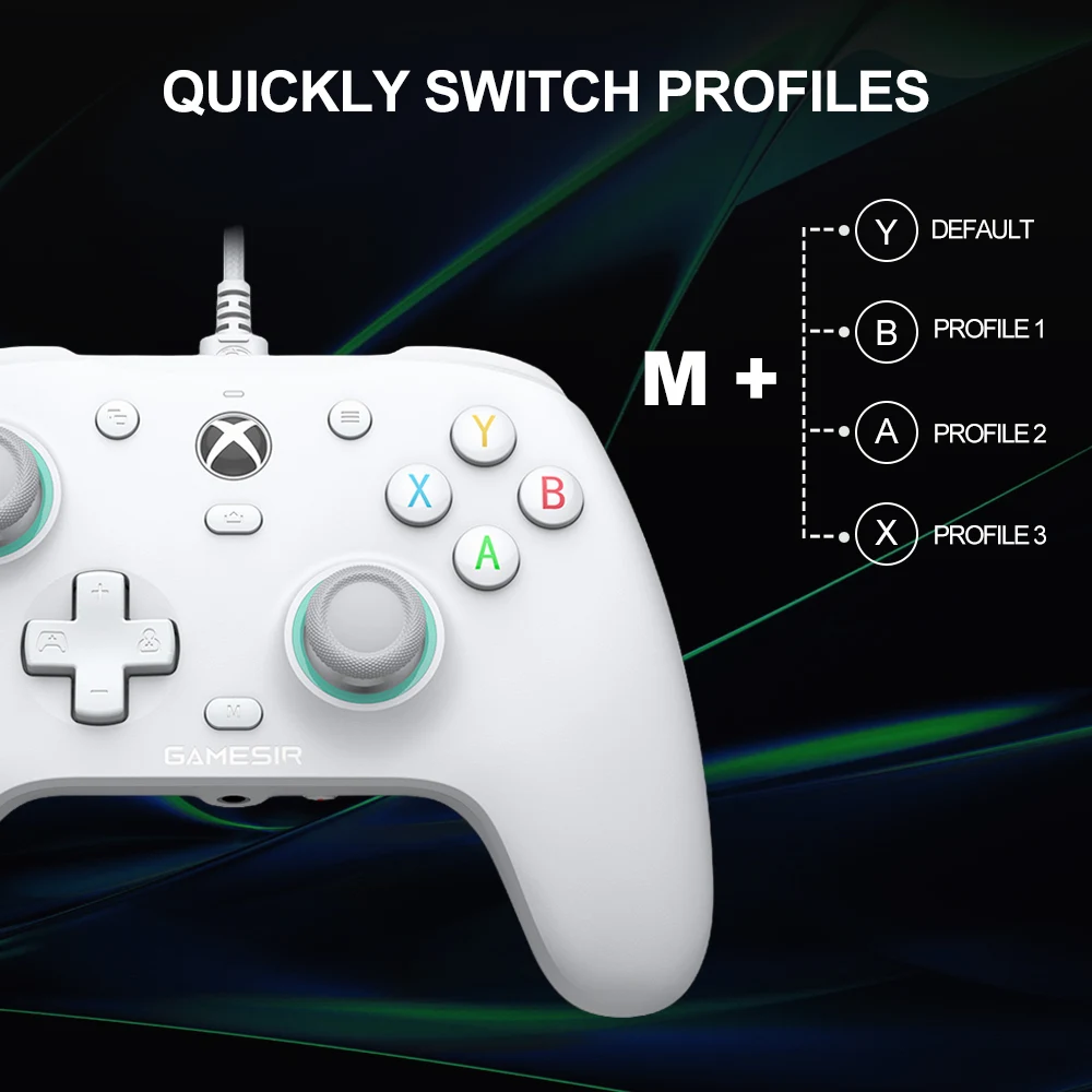 وحدة تحكم سلكية من Gamesir G7 SE Gamepad XBOX لأجهزة الكمبيوتر XSX وXSS وXbox One Hall Effect Joystick G7se #5