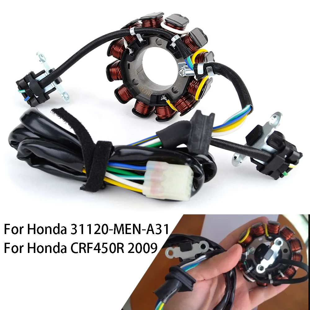 

Motorcycle Stator Coil For Honda CRF450R CRF 450R 2009 31120-MEN-A31