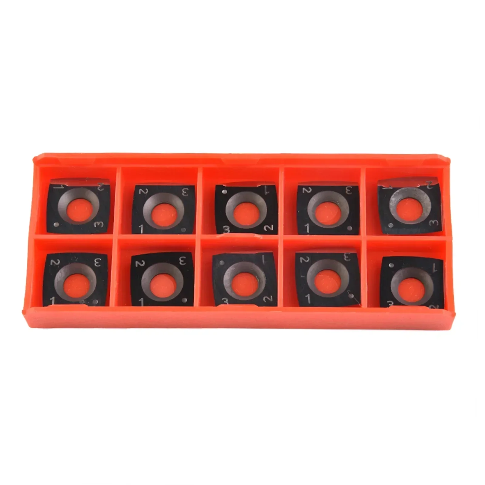 10pc Carbide Cutter Inserts Replacement 15x15x2 5mm R150 Radius 4R0 5 Square Blades with Screws for Woodworking Spiral Planer