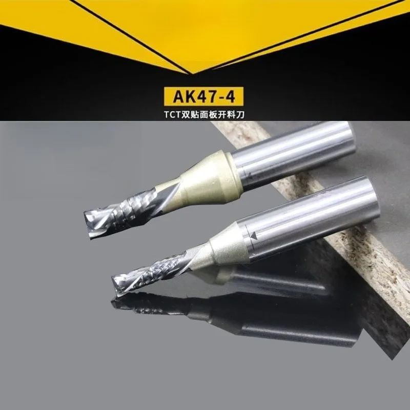 For Three-edge Cutting Knife, Woodworking Alloy Straight Groove Knife TCT Chip Breaking Cutting Knife