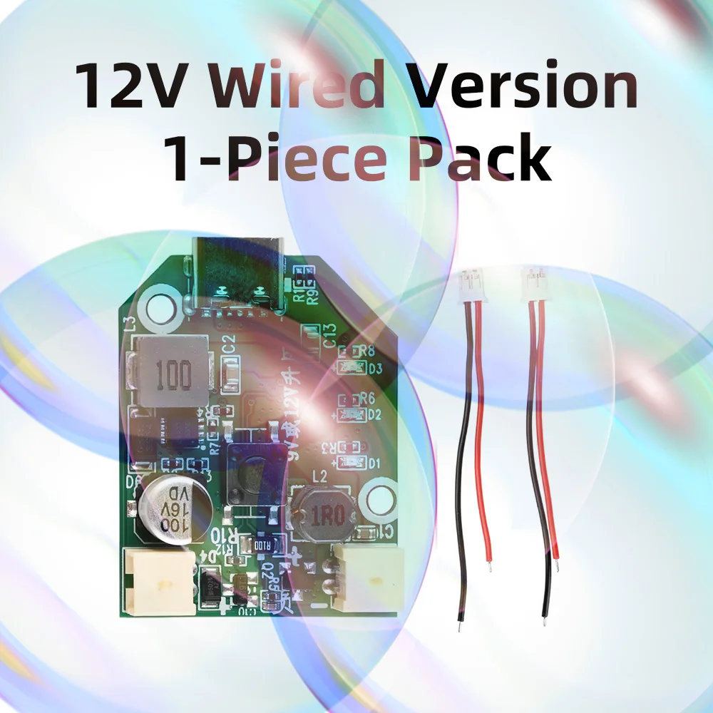 

DC 9V/12V Fan Circuit Board Brushless Motor Control Board 3-Speed Adjustable USB Charging Type-C Interface DIY Mini Fan