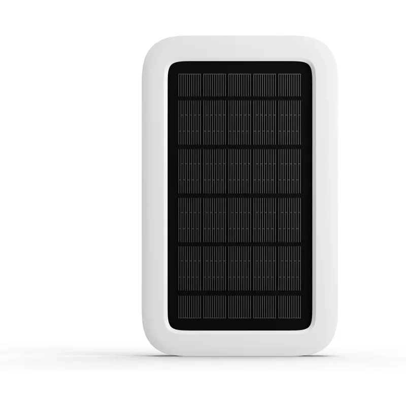 Solar Panel for Outdoor Security Camera,White