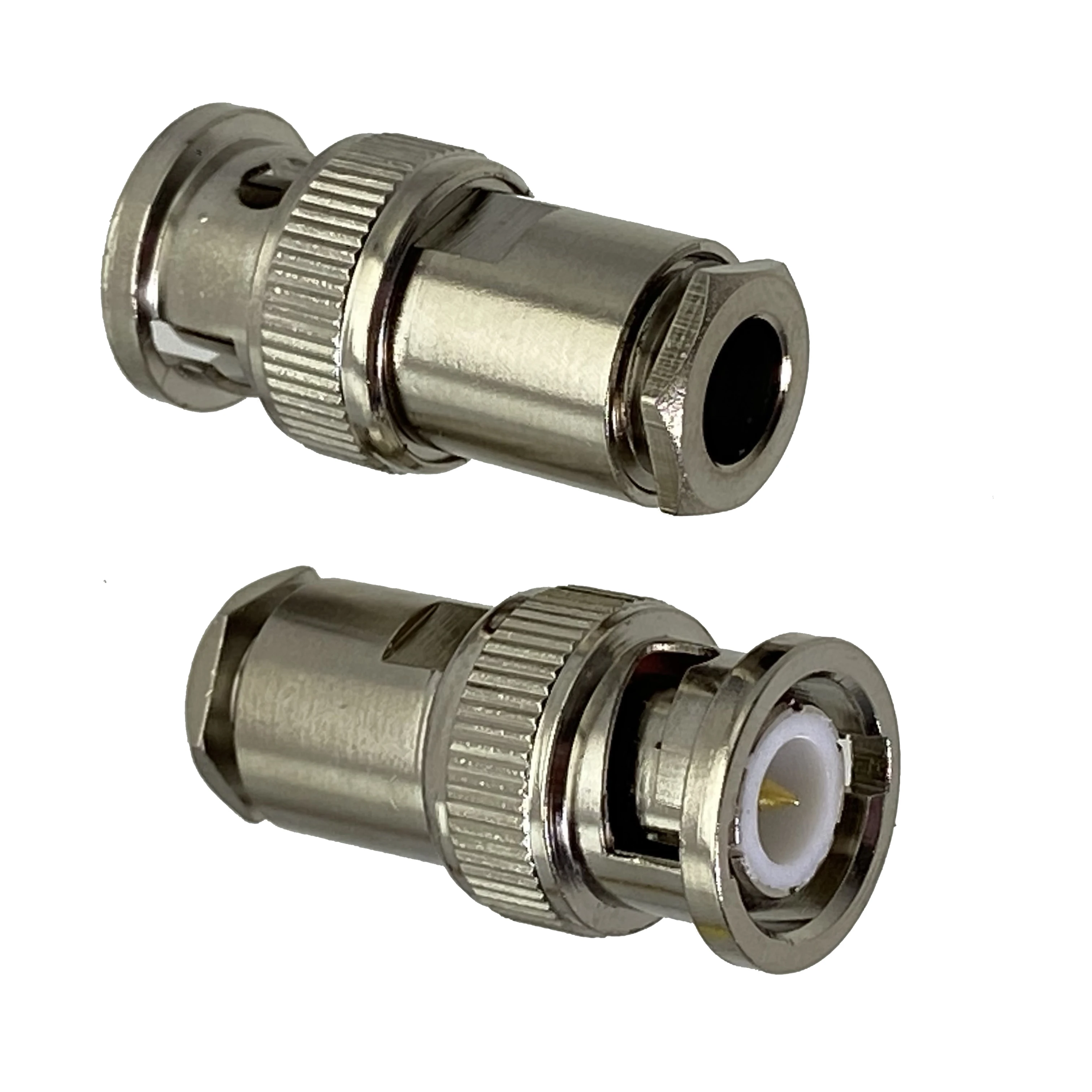 1Pcs Connector Bnc Male Plug Klem RG8X RG-8X LMR240 Rf Coaxiale Adapter Wire Terminal Messing