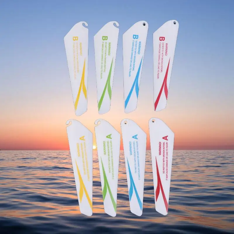 Essential 4pcs RC Toy Parts - 9CM Mini Helicopter Spare Blades Fans for CH002 CH023 Drones