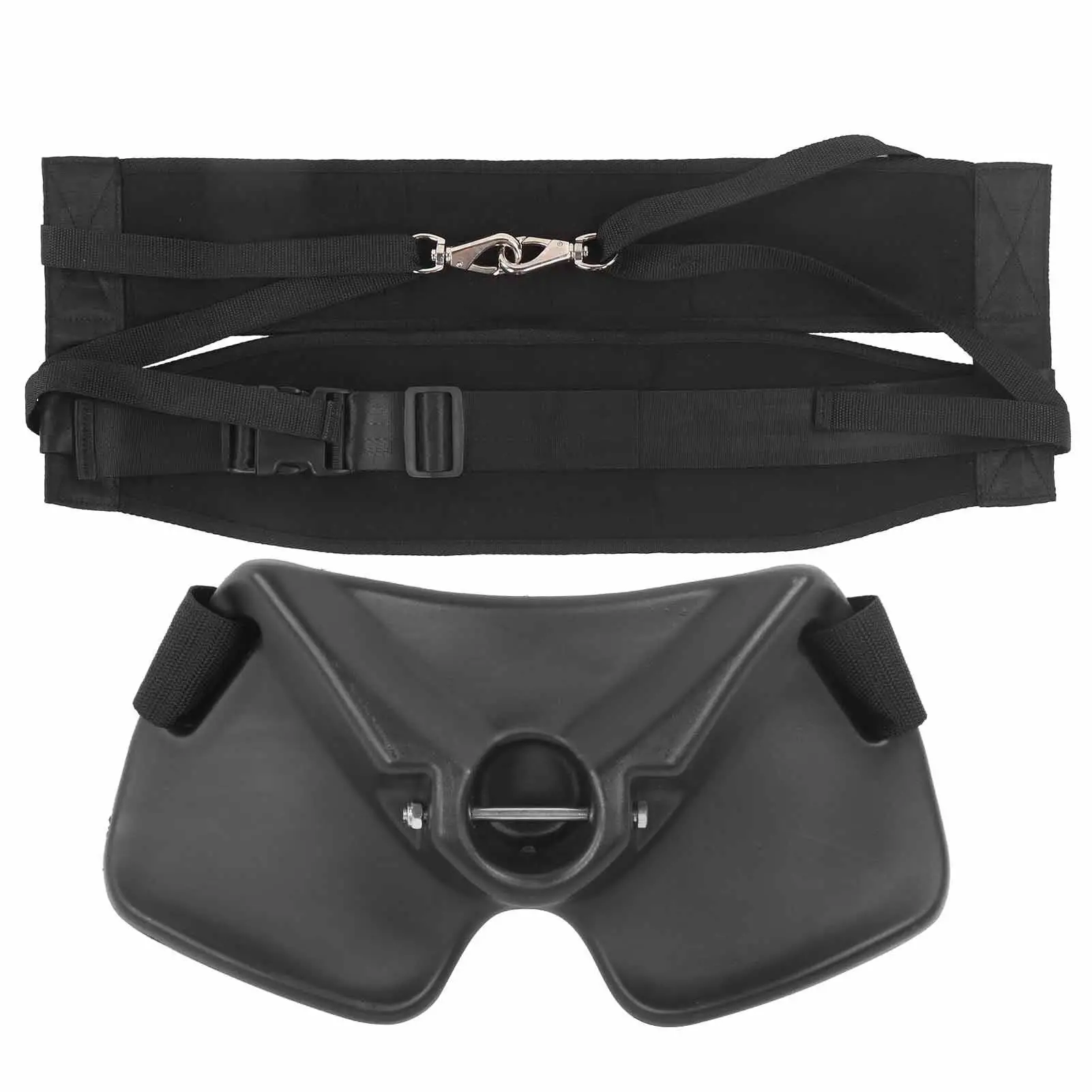 Adjustable Black Fishing Waist  Support - Rod Holder & Fighting  for Ultimate Comfort