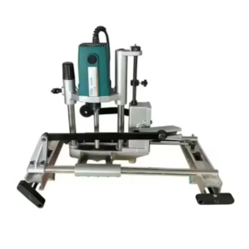 Wood Door Lock Hole Opener, Slotting Machine, Portable Mortiser Door Lock Drilling Machine