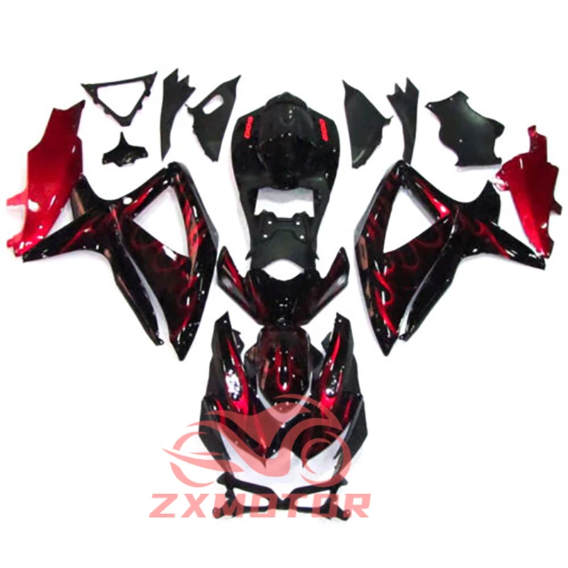 

GSXR600 2008 2009 комплект обтекателей кузова для SUZUKI K8 GSXR 600 08 09 Обтекатели для мотоциклов комплект обтекателей кузова