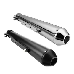 Retro Cafe Racer Motorcycle Exhaust Muffler Pipe Modified Tail System for CG125 GN125 Cb400ss Sr400 EN125 XL883 1200 Universal