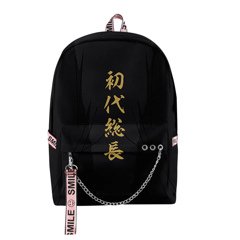 Popular Anime Tokyo Revengers Student School Bags Unisex 3D Printed Oxford Waterproof Notebook multifunction Travel Backpacks