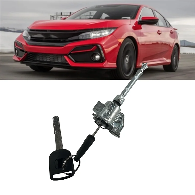 

ABIB -04921-TEA-A01 Left Driver Door Lock Cylinder With 2 Keys FC1 FC7 For Honda Civic 2016-2021 Front Door Lock 04921TEAA01