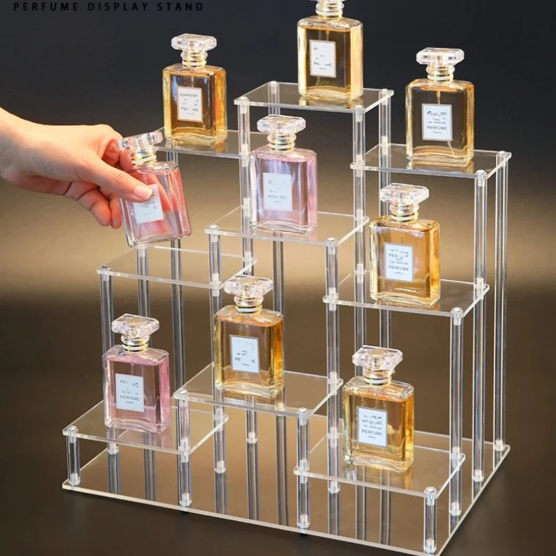 

Акриловая подставка, прозрачная ручная глухая коробка, подходит для кукольных игрушек, косметики, десертов, настольных подставок для хранения