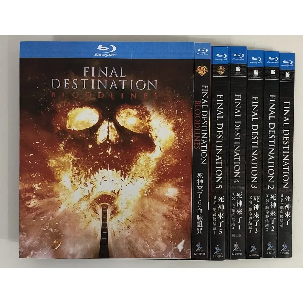 Classic Old Movies Final Destination 1–6 Blu-ray Discs