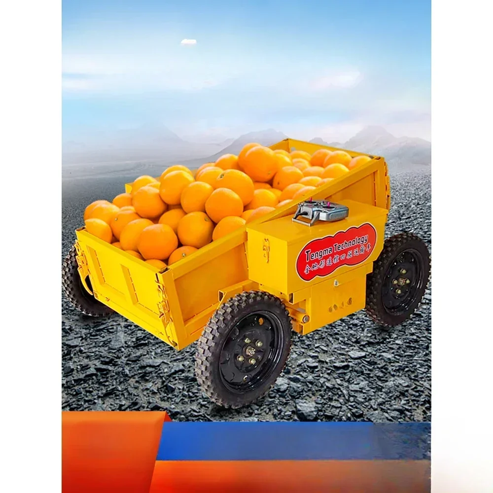

Hot SalesAll-terrain Electric Transport Vehicle Remote Control Four-wheel Drive Mountain Orchard Agricultural Ivy Small Farm Por