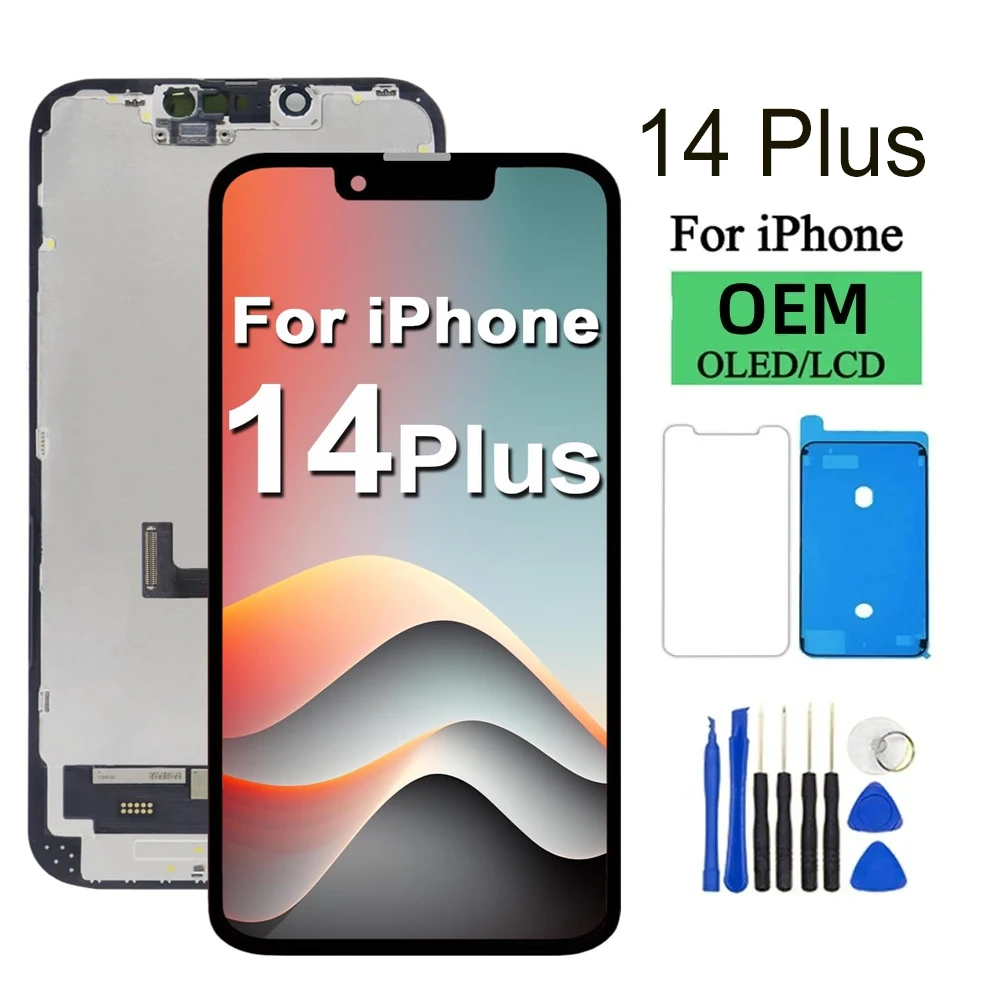 A +++ qualité incell pantalon pour iphone 14Plus LCD écran tactile numériseur assemblée pour iPhone 14PLUS LCD remplacement