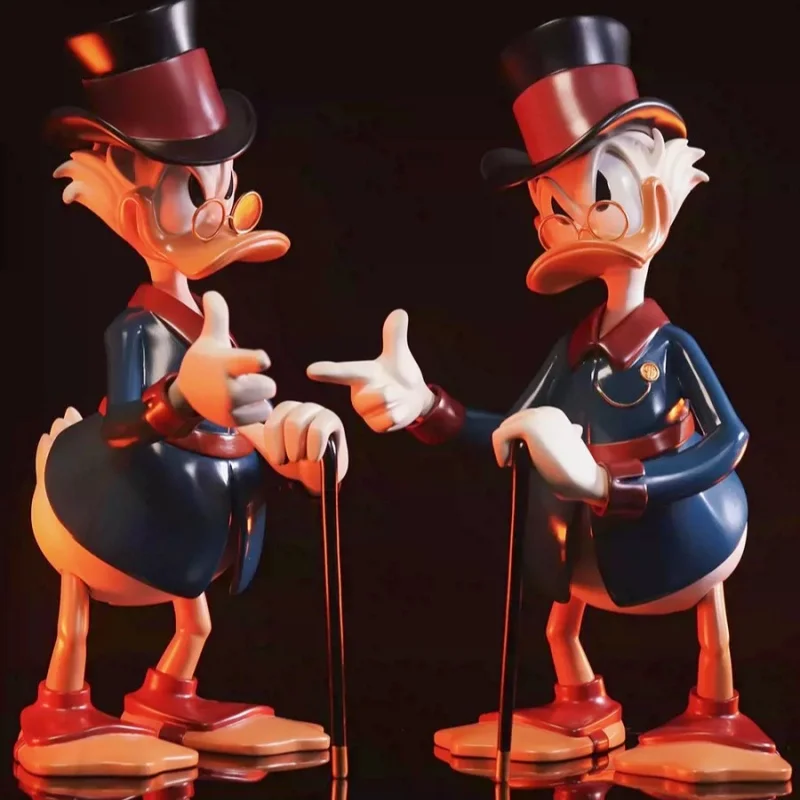 

Disney Original Cartoon Character Model Retro Donald Duck Doll Desktop Ornaments Collection Animation Toy Model Gift