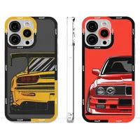 Japan JDM Sports Car Phone Case Anger Eyes For Samsung Galaxy S10 S20 S21 S22 S23 S24 FE Plus Ultra Note 20 Silicone Cover Funda