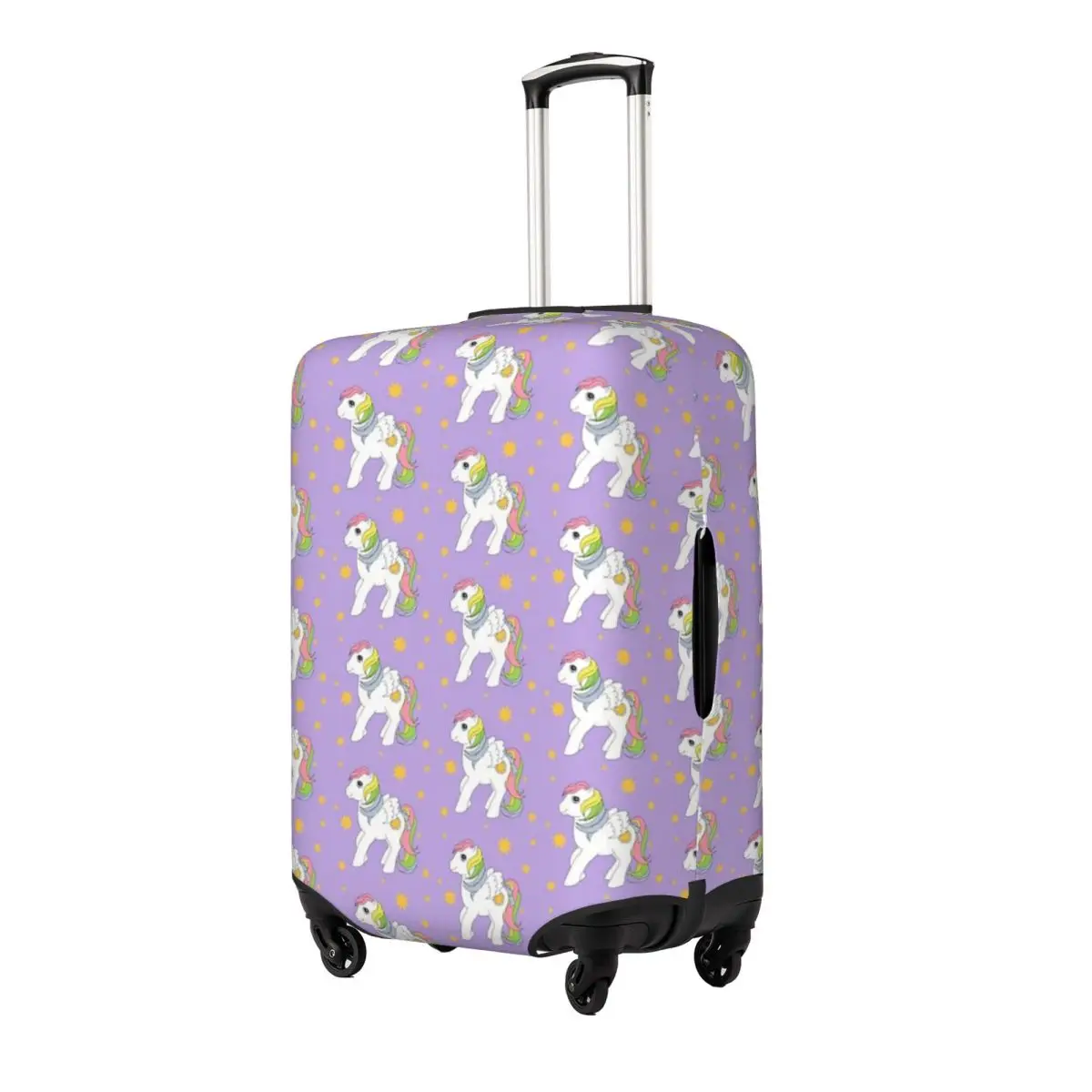 

Rainbow Ponys G1 Suitcase Cover Protection Elastic Travel Luggage Protector Covers for 18-32 Inch