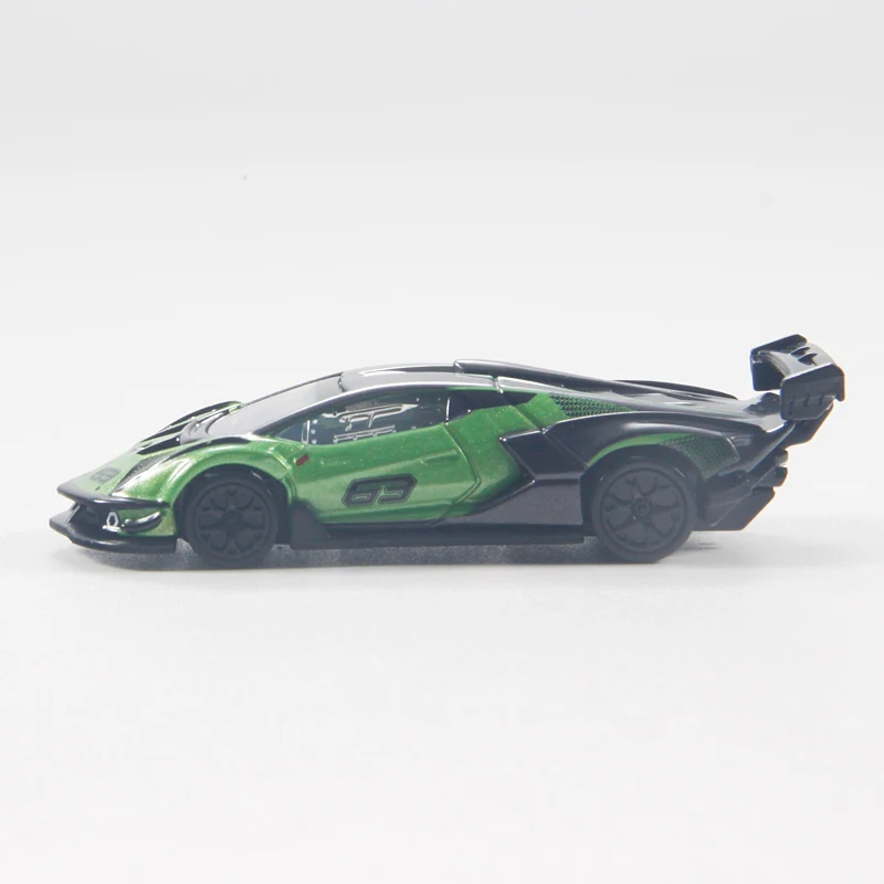 TAKARA TOMY alloy simulation car flagship Black box TP07 Lamborghini SCV12 sports car, boys' toy, children's holiday gift