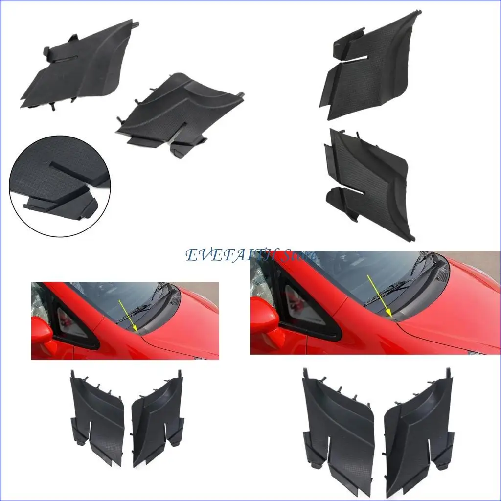 124B 1 Pair Engine Hood Hinge Cover for Fit GD1 GD3 74212-SAA-G00 74222-SAA-G00