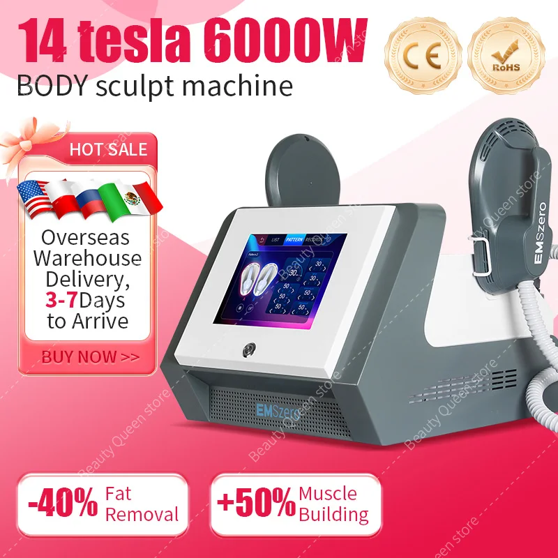 

EMSzero Neo 15 Tesla 6500w Hi-EmtEMS Portable Muscle Slimming AndWeight Loss Engraving Body SculptingMachine for beauty Salon