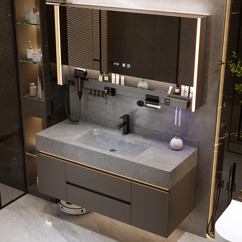 

Drawers Modern Bathroom Cabinet Luxury Paper Partitions Display Toilet Organizer Cupboard Storage Archivadores Trendy Furniture