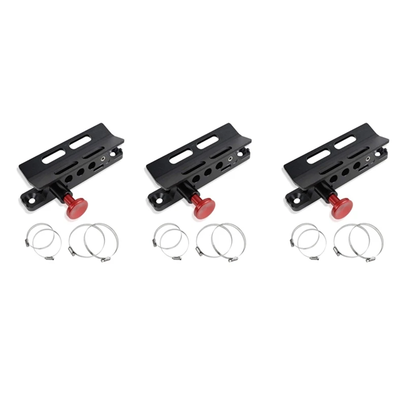 3X Universal Quick Release Roll Bar Fire Extinguisher Mount Bracket For Jeep Wrangler Polaris RZR Ranger Can-Am Maverick