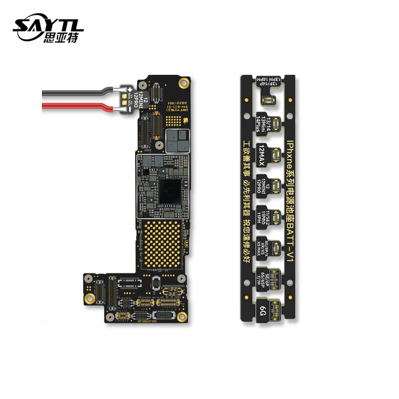 8ชิ้น/เซ็ต USB BOOT Power CABLE DC สายไฟทดสอบขั้วต่อ FPC สำหรับ iPhone 6ถึง iPhone 14Pro สูงสุดที่นั่งเชื่อมต่อ DIY
