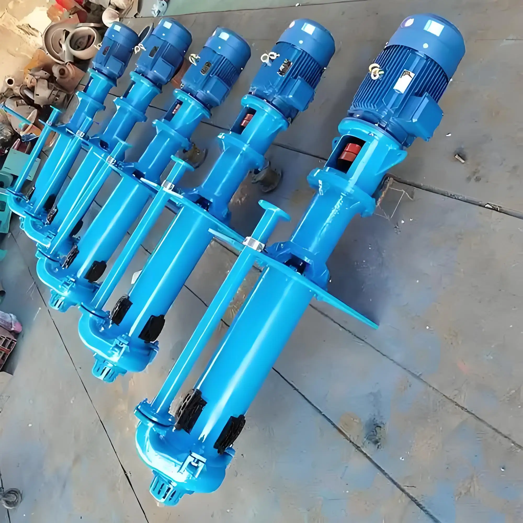 Pompa per liquami di fango in gomma resistente all'usura a basso flusso Pompa a ventosa per acque reflue per fanghi minerari di carbone