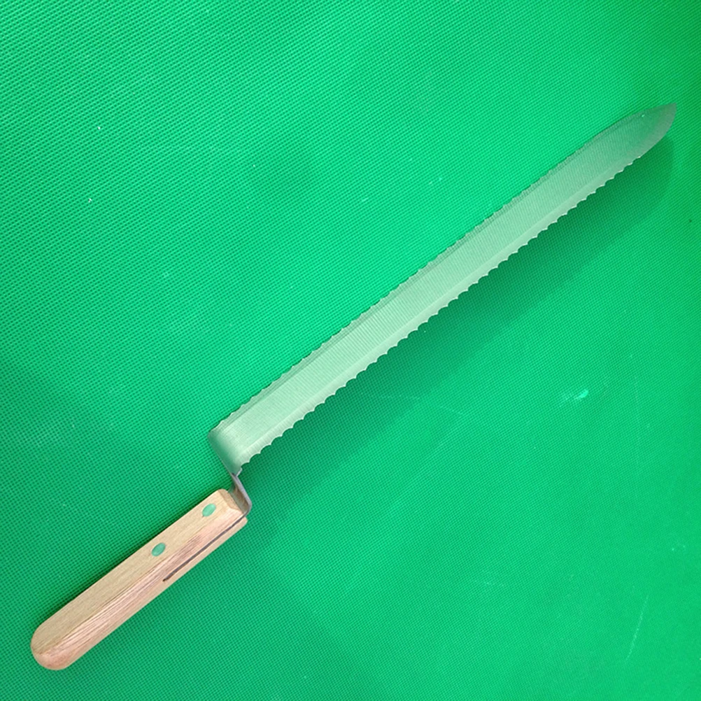

Stainless Steel Serrated Uncapping Knife Z shaped Hive H Tool Beekeeper Tool for Beehive Maintenance Cutting Wax Cappings Frames