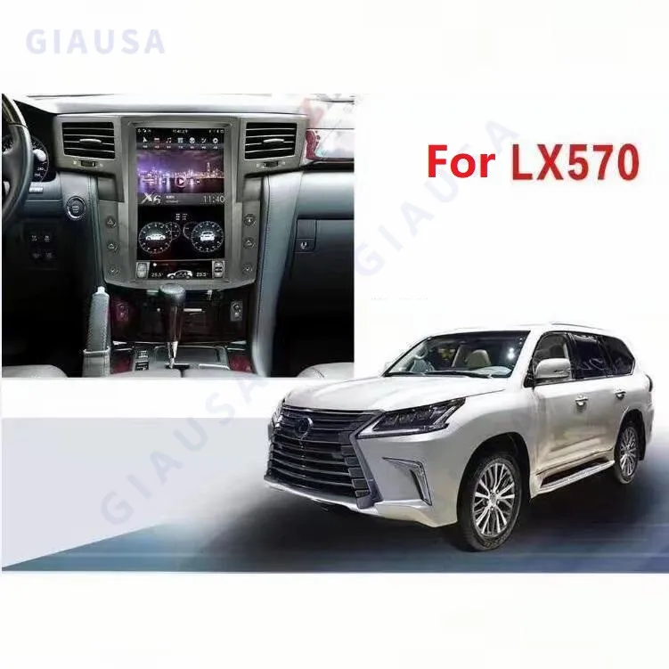 

Автомобильное радио Qualcomm 128G для Lexus LX570 2007-2015 Android 12, мультимедийный плеер, стереоприемник, Carplay, GPS-навигация, головное устройство