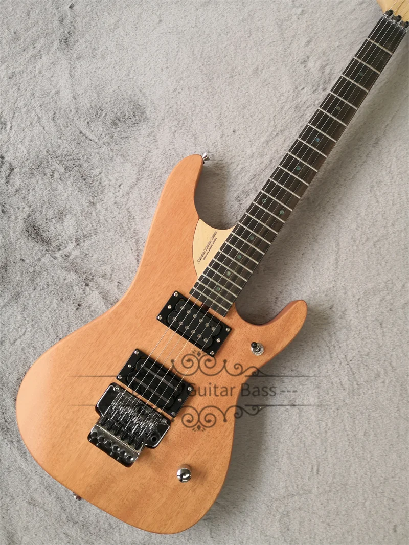 

Naturl Electric Guitar N4 Guitar Tremolo Bridge HH Pickup ASH Wood Body Rosewood Fingerboard Mother shellfish Inlay