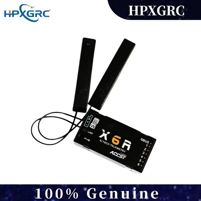 

FR X6R 2.4G 16CH SBUS RC Receiver PCB Antenna Smart Port Data Return for Open TX Taranis X9D Jumper T16 T18 RC Drone