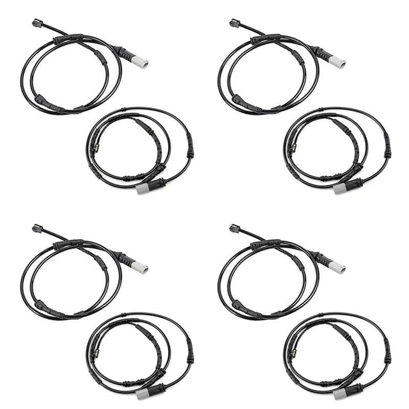 

4X Front+ Rear Brake Pad Wear Sensor Set For -BMW X3 F25 X4 F26 Auto Car Accessory Brake Lines 34356790303+34356790304