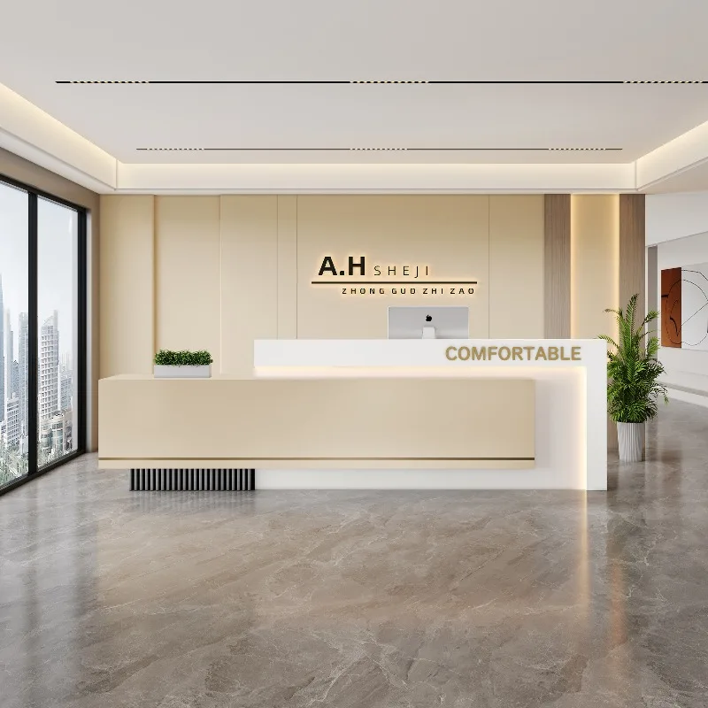 

Design Company Reception Desks Organizers Long Display Executive Hotel Reception Desks Restaurant Bureau Commercial Furniture