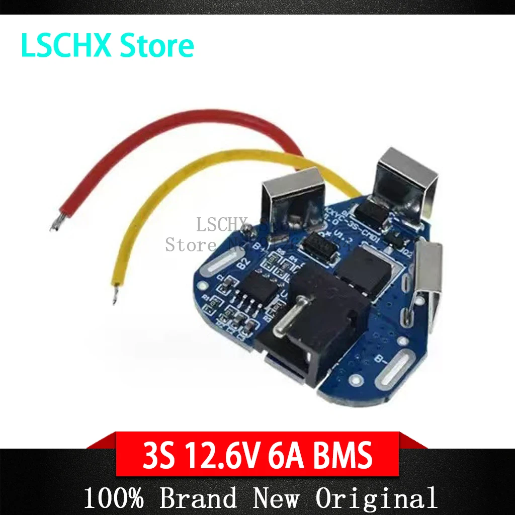 3S 12.6V 6A BMS Li-ion Lithium Battery Protection Board 18650 Power Bank Balancer Battery Equalizer Board for Electric Drill