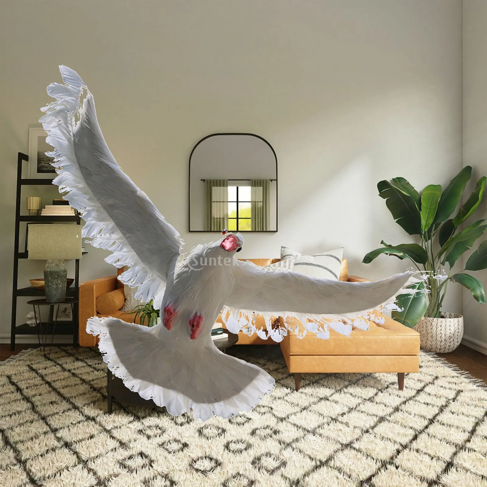 Pigeon Statue Vivid Imitation Bird Model Ornament Craft Decorations Artwork Dove
