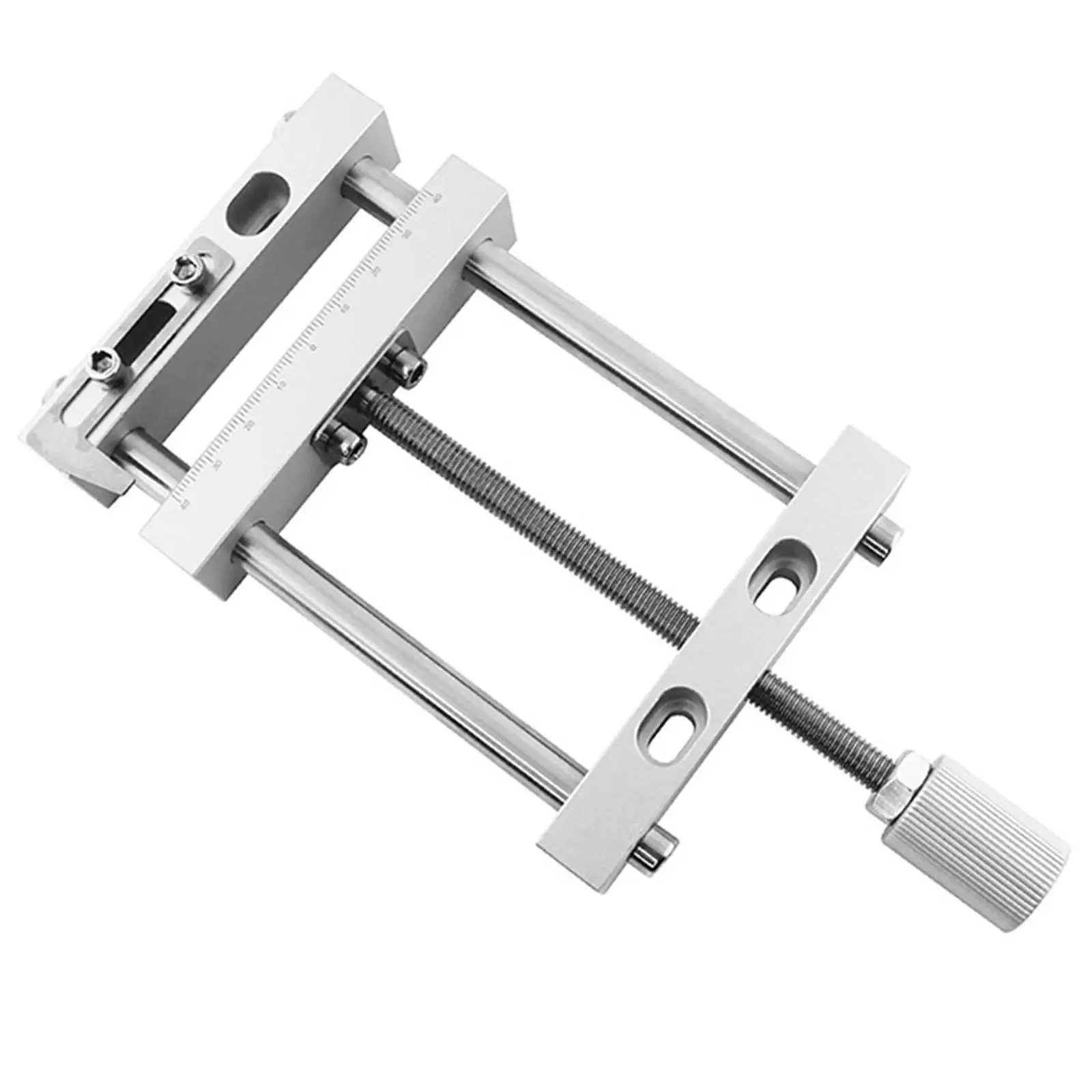 Drill Press Vise 4 Inch Small Bench Vise Practical Sturdy Multiuse Tabletop Clamp Vice Parallel Jaw Vice for Hobby DIY