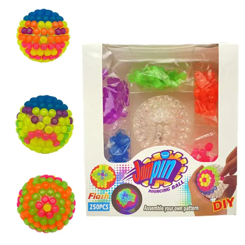 

Flash Bouncing DIY Flash Bouncing DIY Beads 3D Puzzles DIY Flash Elastic Ball Assembly 3D Puzzle Bouncy Ball Jumping Balls