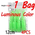 4pcs Green lumo 12cm